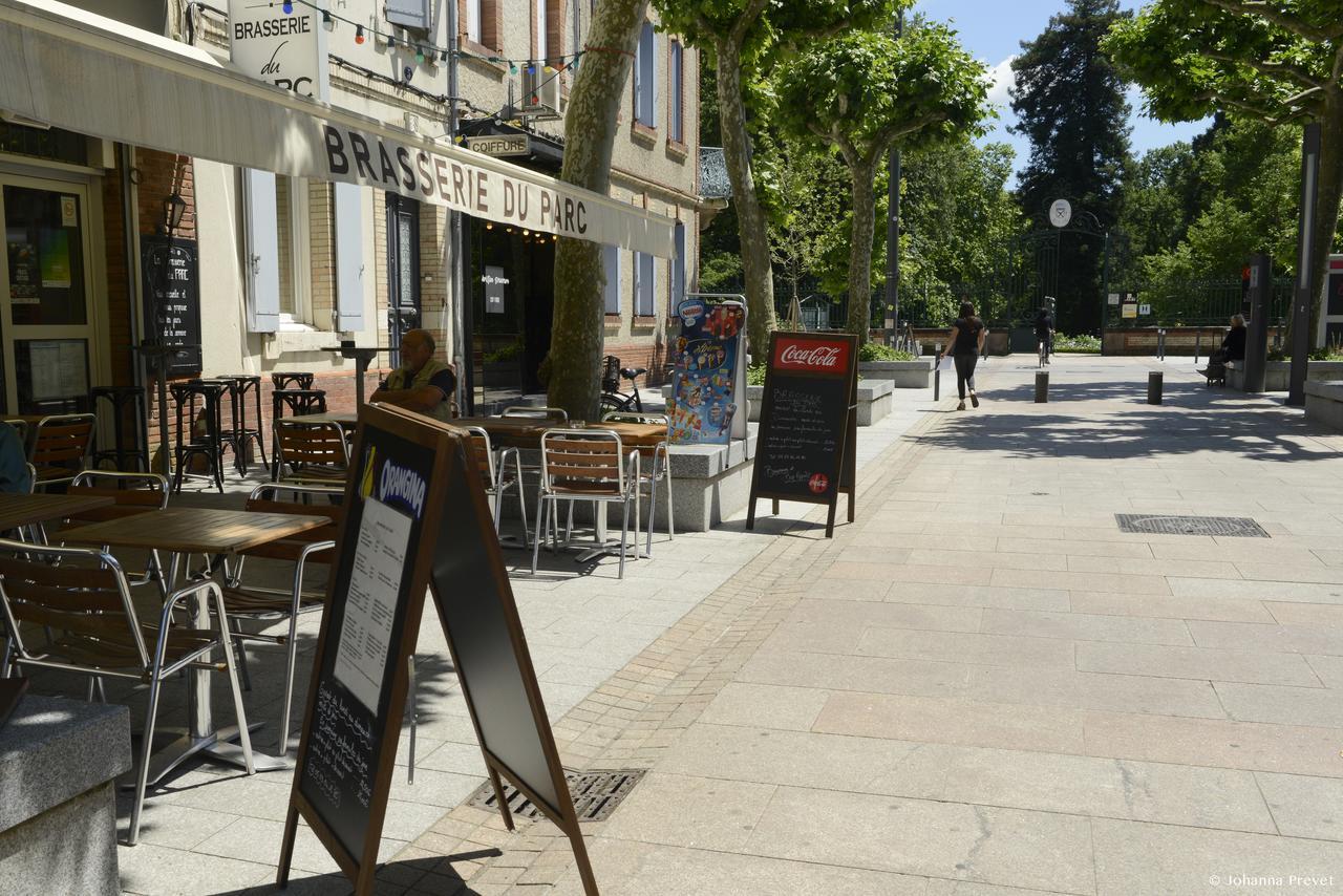 Hotel Brasserie Du Parc Альби Экстерьер фото